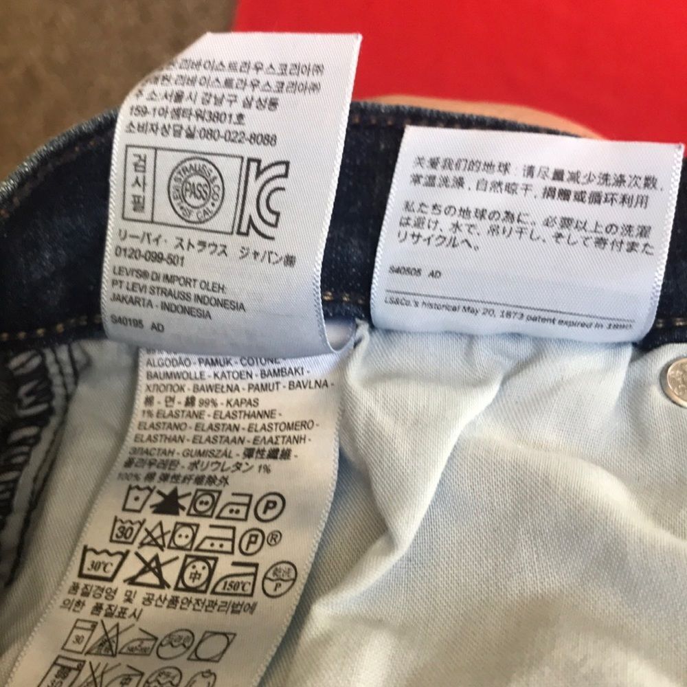 Vintage Levi’s 505 Straight Leg Jeans Size 10/w30L34 - Picture 8 of 9